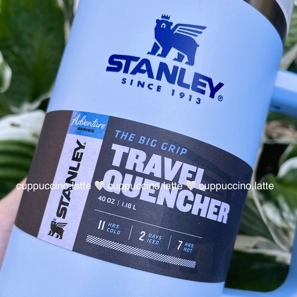 ☁️NWT💙Stanley 40 oz. Adventure Quencher Tumbler in ‘Cornflower’ Baby Blue - Picture 4 of 9